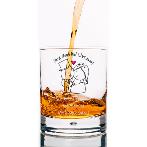 Chilli & Bubble's First Married Christmas Tumbler