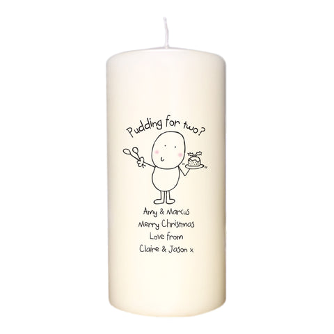 Chilli & Bubble's Christmas Pudding Candle