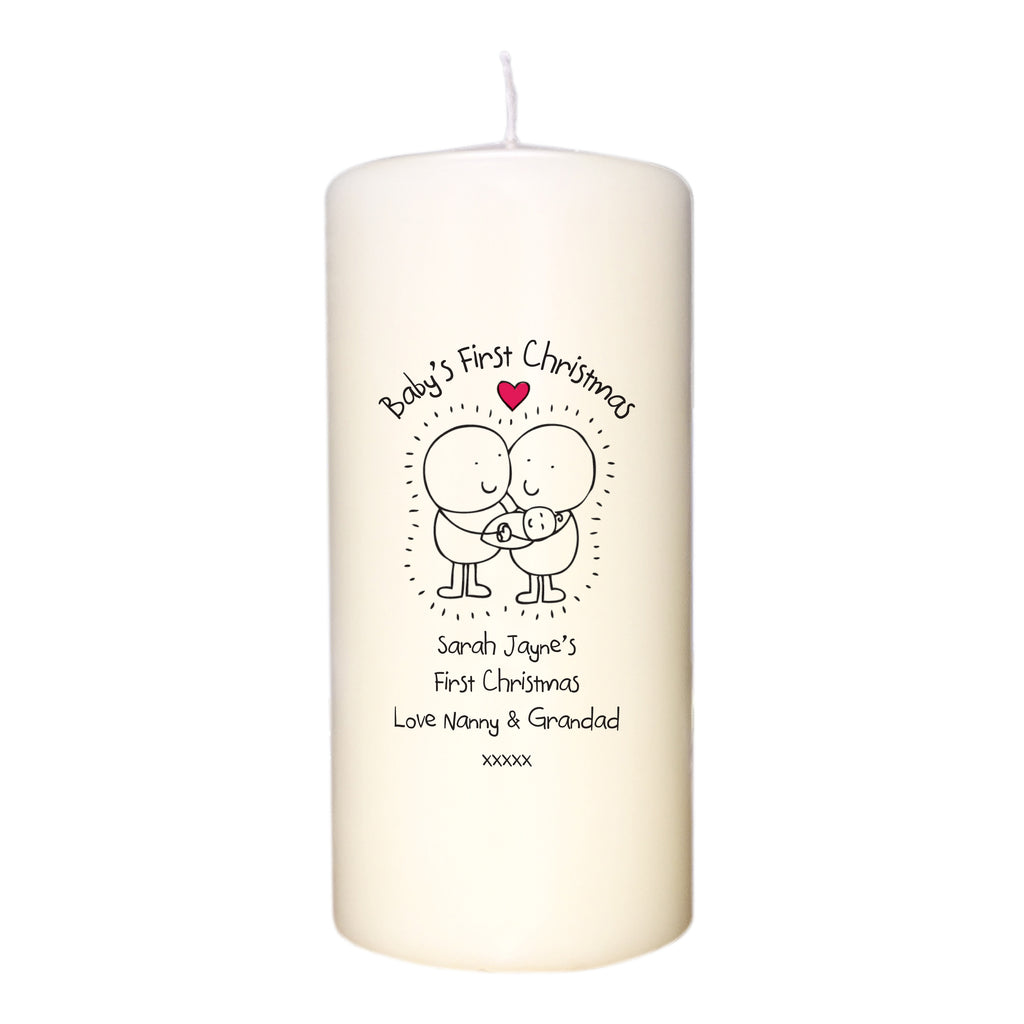 Chilli & Bubble's Baby's First Christmas Candle