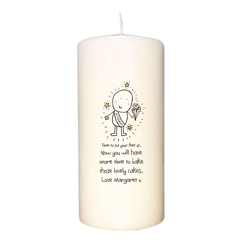 Chilli & Bubble's Retirement Candle