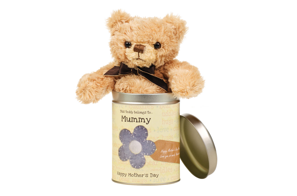 Mother's Day Teddy in a Tin - Words