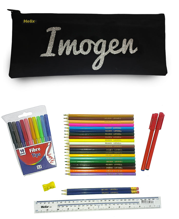 Printed Pencil Case & Accessories