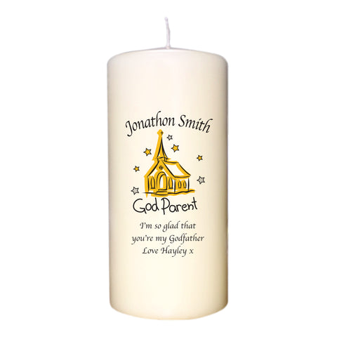Church Godparent Candle