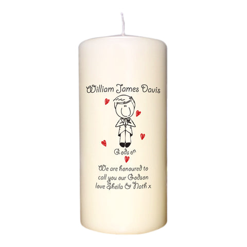 Graffiti Godson Candle