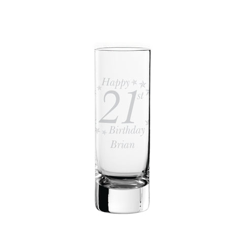 Birthday Age Shot Glass