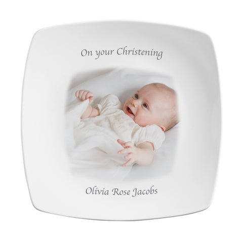 8" Square Photo Plate