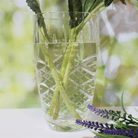 Cut Crystal 7" Vase