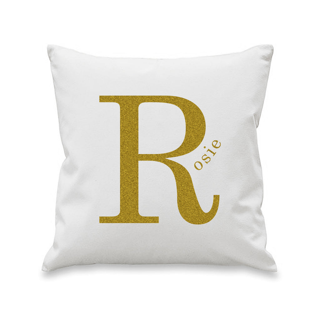 Personalised Name in Initial Cushion Cover