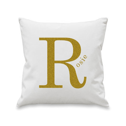 Personalised Name in Initial Cushion Cover