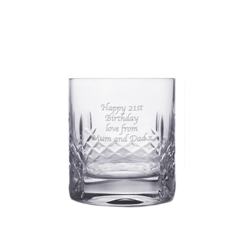 Cut Crystal Whisky Tumbler