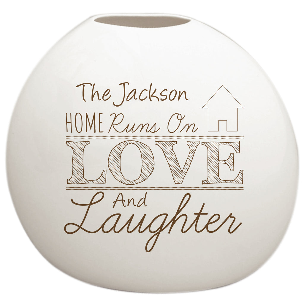 Love and Laughter Bone china Vase