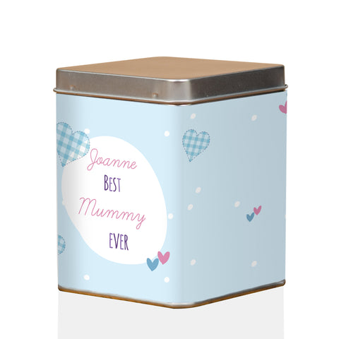 Best Ever Gingham Tea Tin