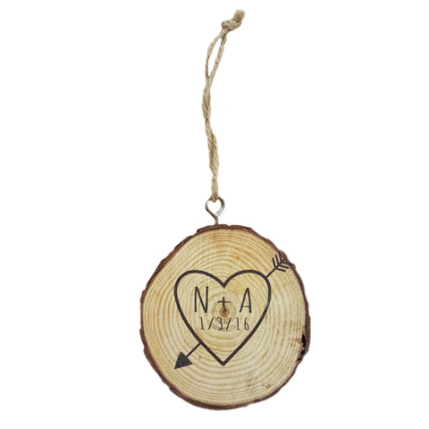 Sketch Heart Tree Plaque