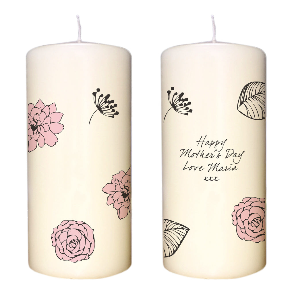 Floral Candle
