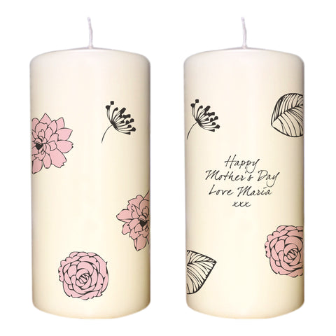 Floral Candle