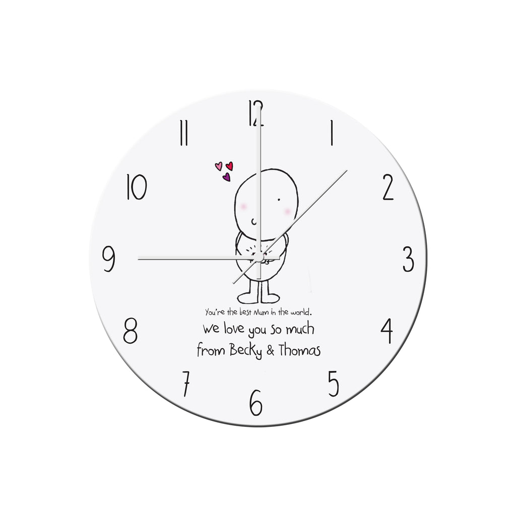 Chilli and Bubbles Mother's Day Clock