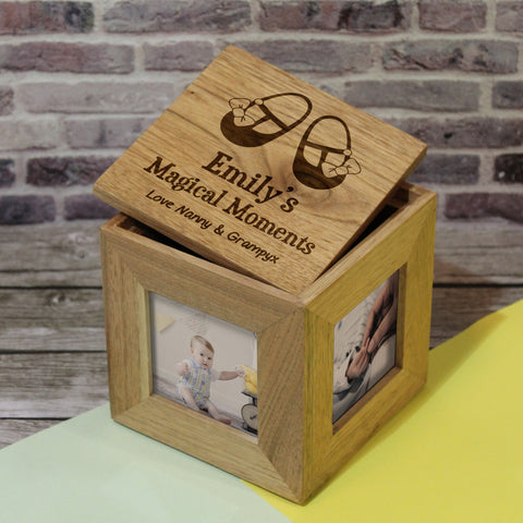 Magical Moments Baby Girl Photo Cube