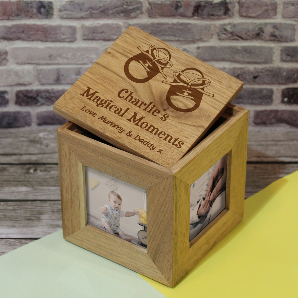 Magical Moments Baby Boy Photo Cube
