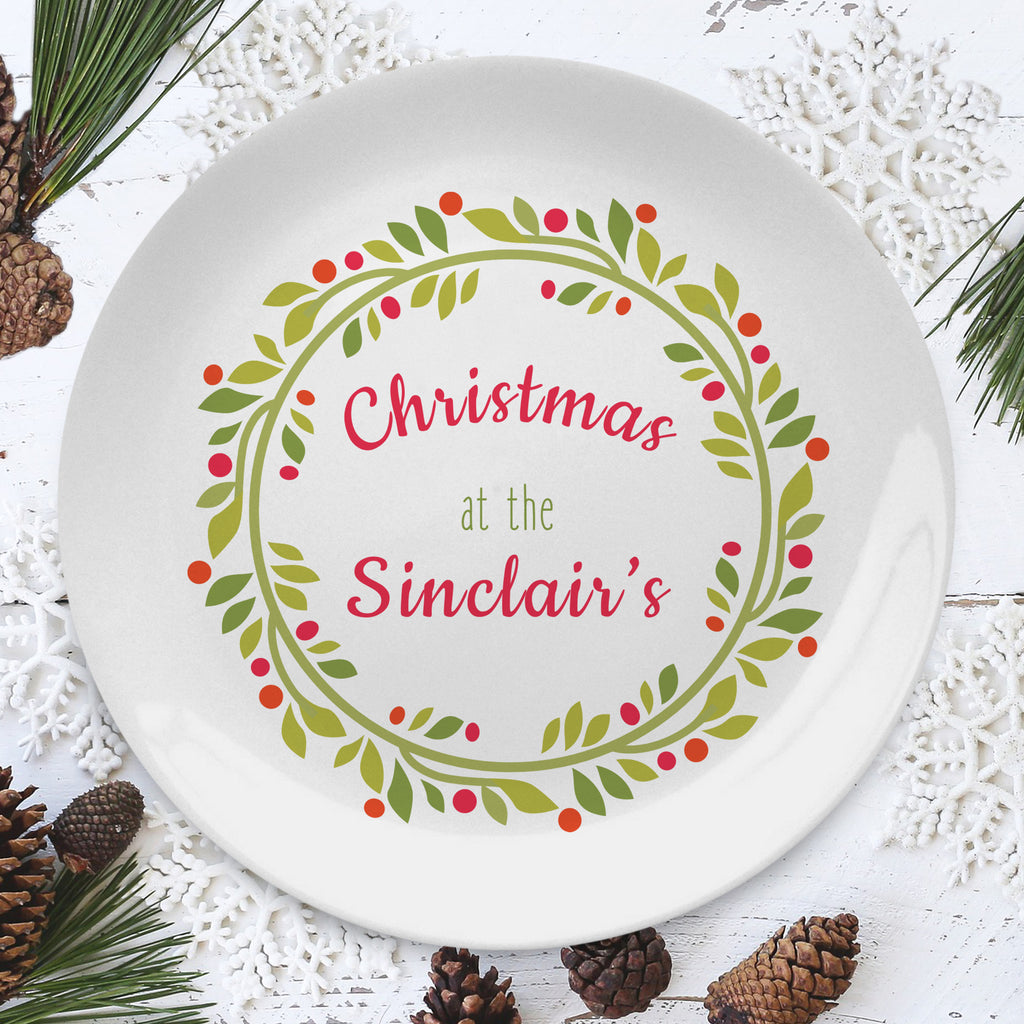 Contemporary Wreath 8" Plate