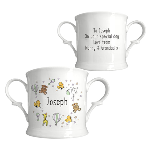 Nursery Scene Loving Cup