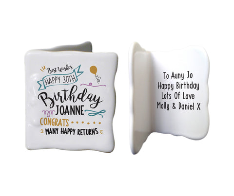 Birthday Slogan Message Card