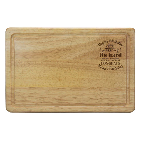 Birthday Celebration Rectangular Chopping Board