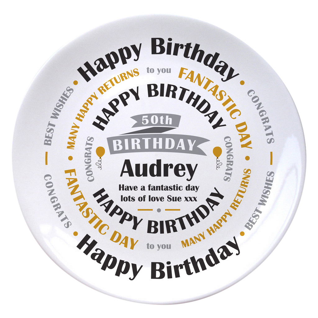 Birthday Celebration 8" Plate