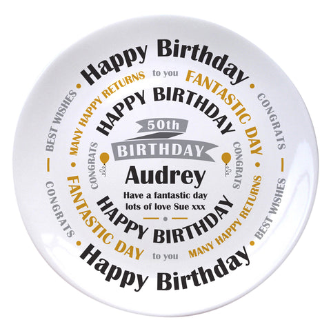 Birthday Celebration 8" Plate