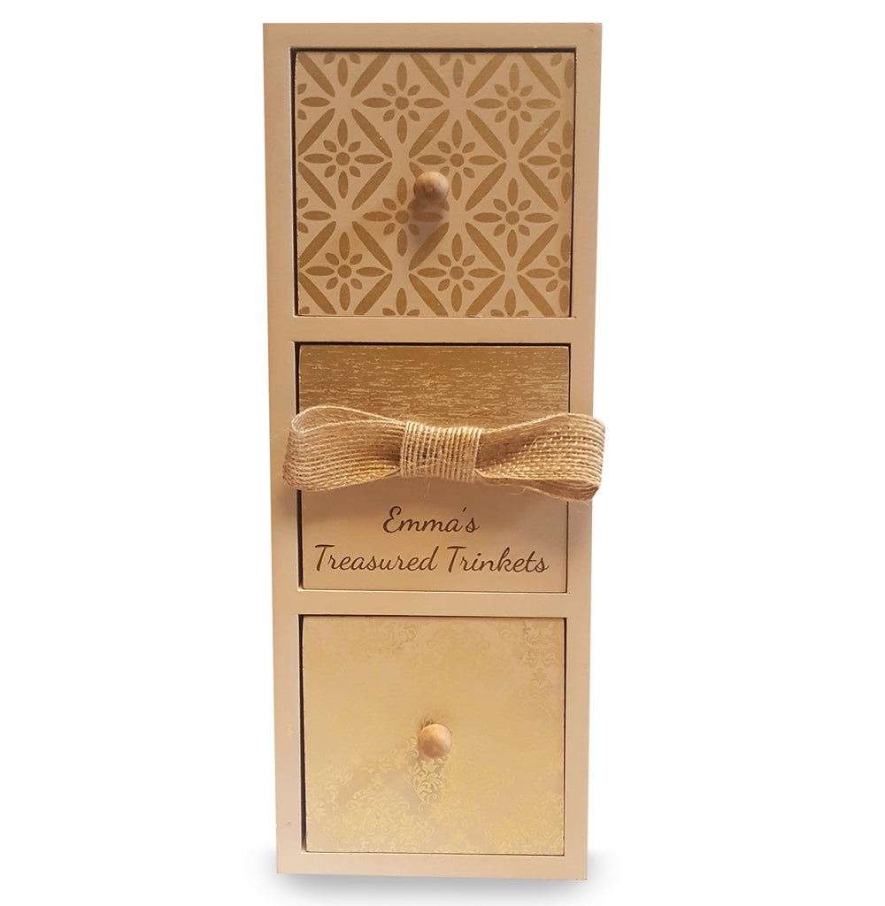 Gold Detailed Accessory Drawers