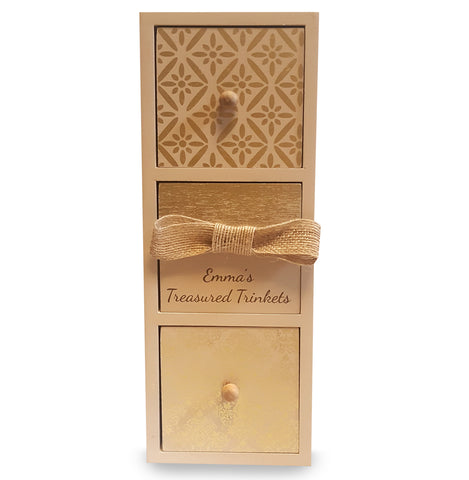 Gold Detailed Accessory Drawers