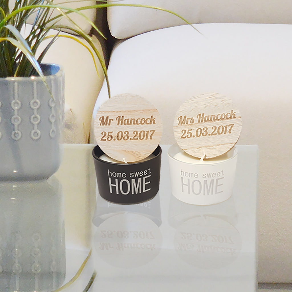 Mr & Mrs Home Sweet Home Scented Candles