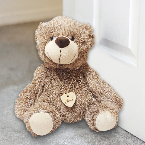 Beige Bear Doorstop