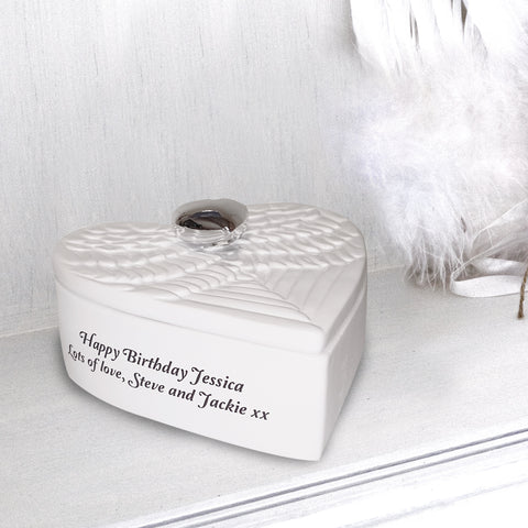 Angel Wings Trinket Box