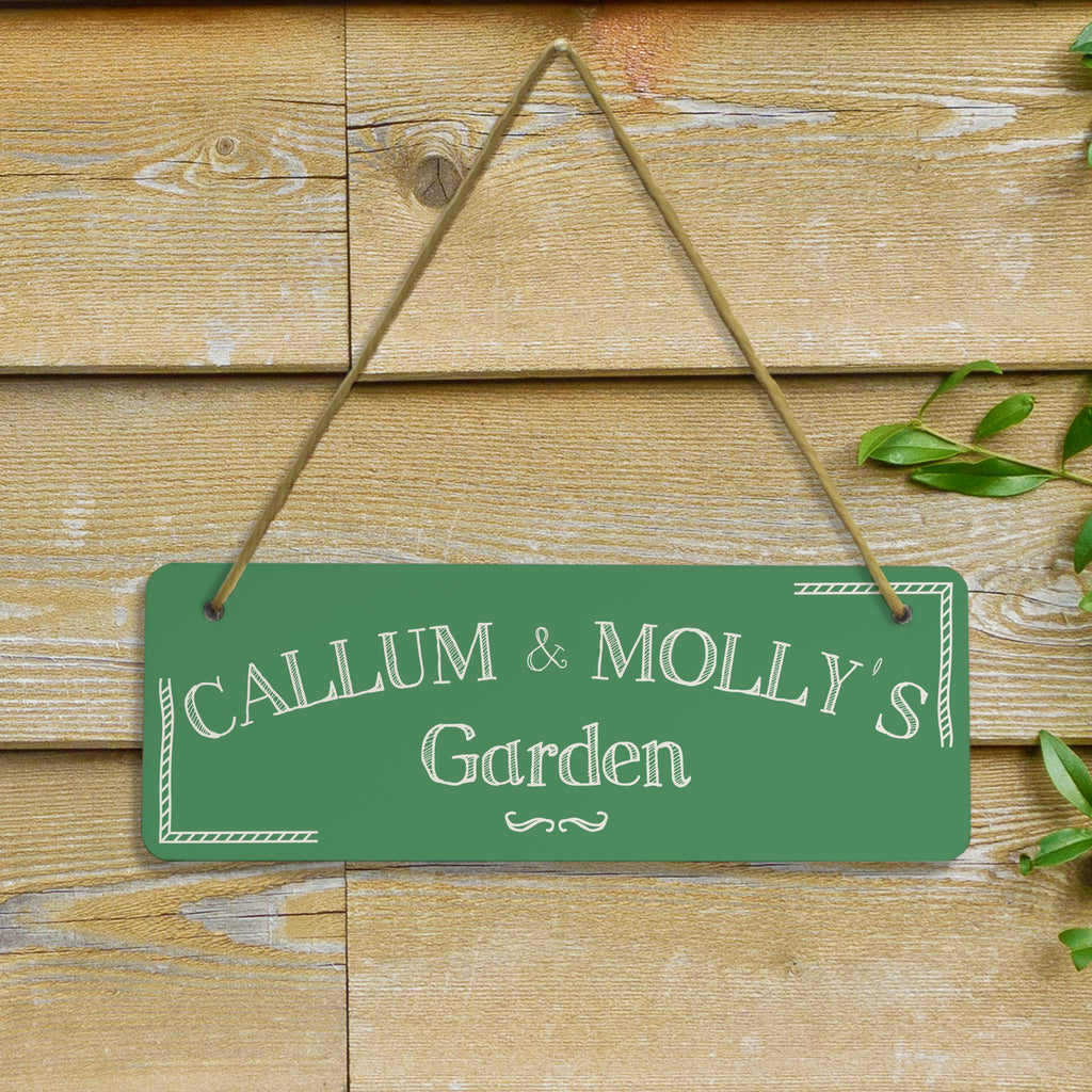 Hanging Garden Sign