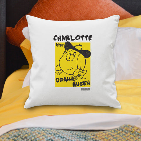Beano Big Heads Minnie Cushion Cover