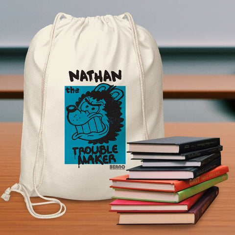Beano Big Heads Gnasher Drawstring Bag