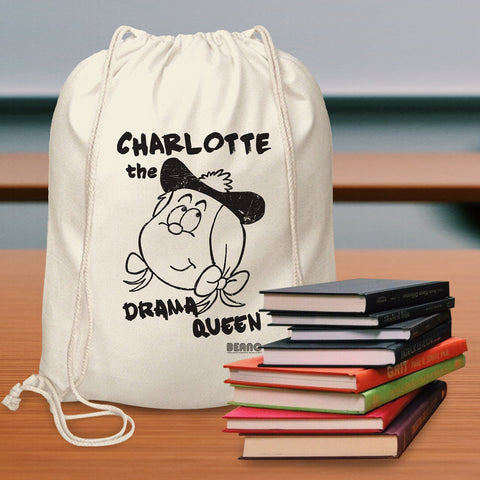 Beano Big Heads Minnie Drawstring Bag