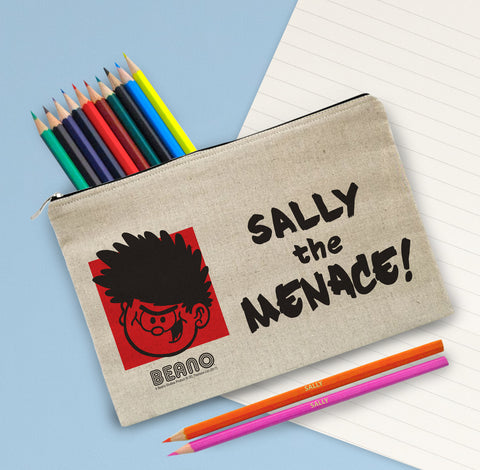 Beano Big Heads Dennis Pencil Case & Pencils