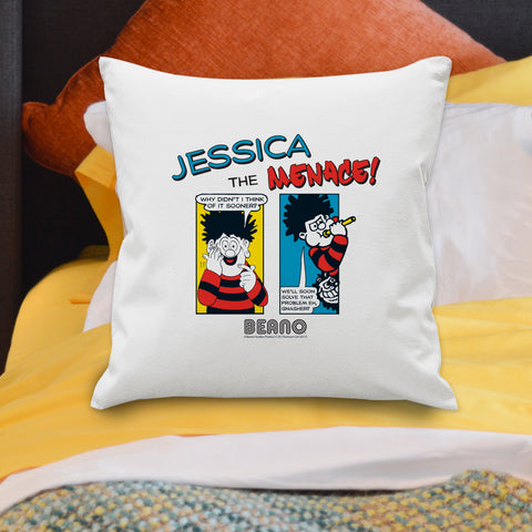 Beano Classic Comic Strip Problem Solved Cushion Cover