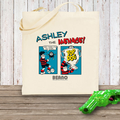 Beano Classic Comic Strip Top Dog Tote Bag