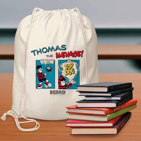 Beano Classic Comic Strip Top Dog Drawstring Bag