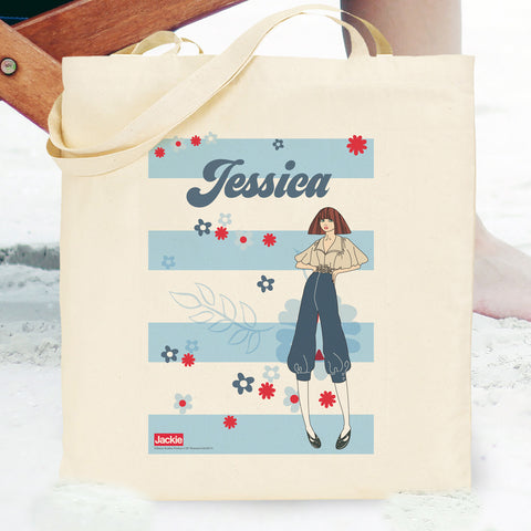 Riviera Stripe Tote Bag