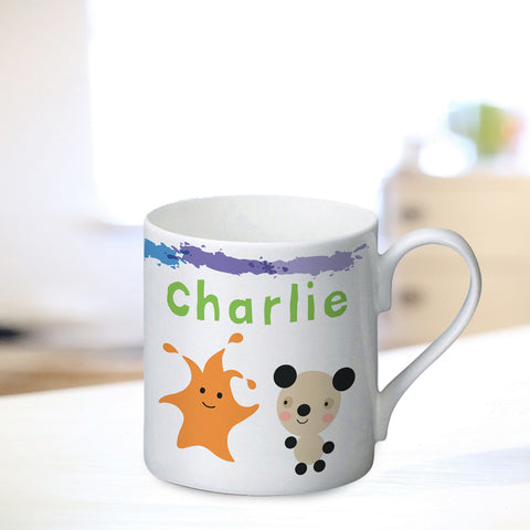 Arty Mouse Scatter Simple Character Mug
