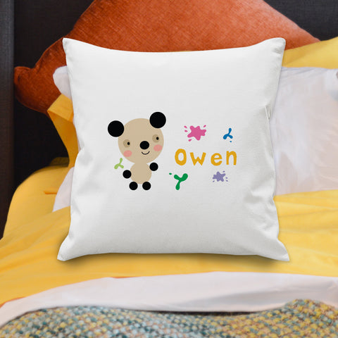 Arty Mouse Single Character Splash Cushion Cover
