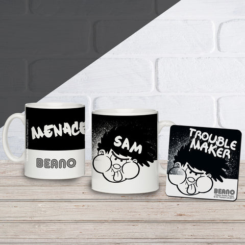 Beano Big Heads Dennis Mug & Coaster