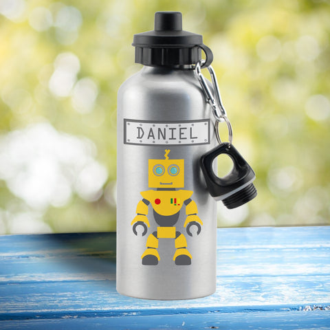 Robot Drinks Bottle