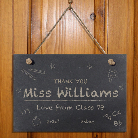Chalkboard Hanging Slate Sign