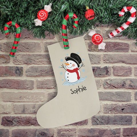 Snowman Stocking