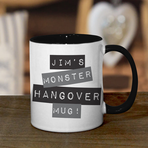 Black Monster Hangover Mug