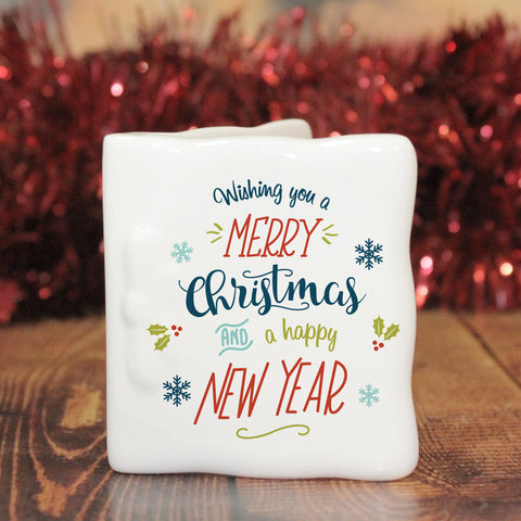 Wishing You A Merry Christmas Message Card